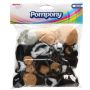 Pompony kreatywne Brewis Zwierzęta, 54szt - 2